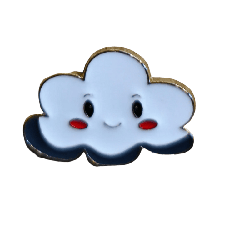 Clyde the Cloud Pin - Glitz & Gleam - Brooches - Coastal Charm Creators