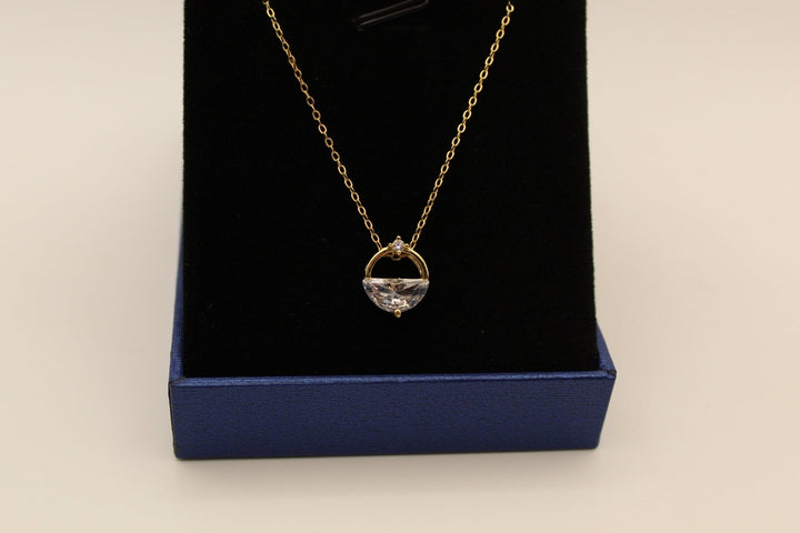 Crystal Dewdrop - Crown & Opal - Pendant - Coastal Charm Creators