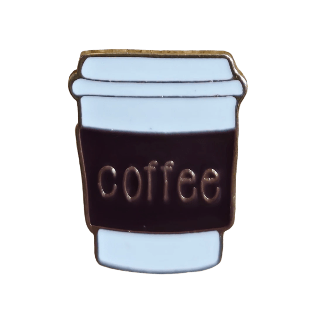 Cup of Coffee Pin - Glitz & Gleam - Brooches - Coastal Charm Creators