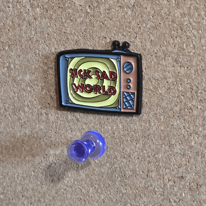 Daria Sick Sad World TV Pin - Glitz & Gleam - Brooches - Coastal Charm Creators