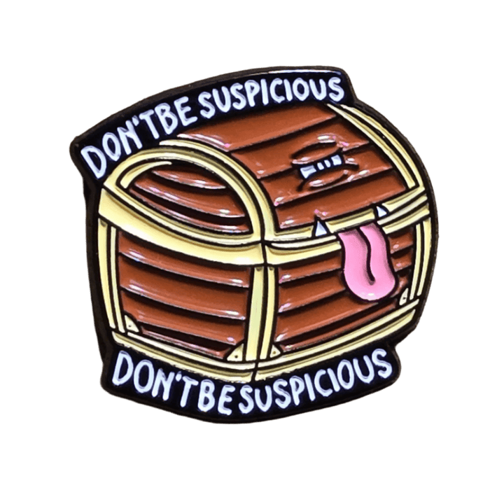 Don't Be Suspicious Mimic Pin - Glitz & Gleam - Brooches - Coastal Charm Creators