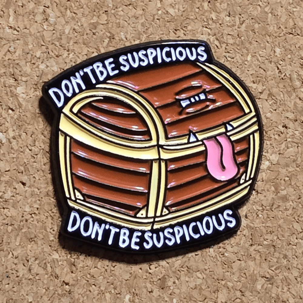 Don't Be Suspicious Mimic Pin - Glitz & Gleam - Brooches - Coastal Charm Creators