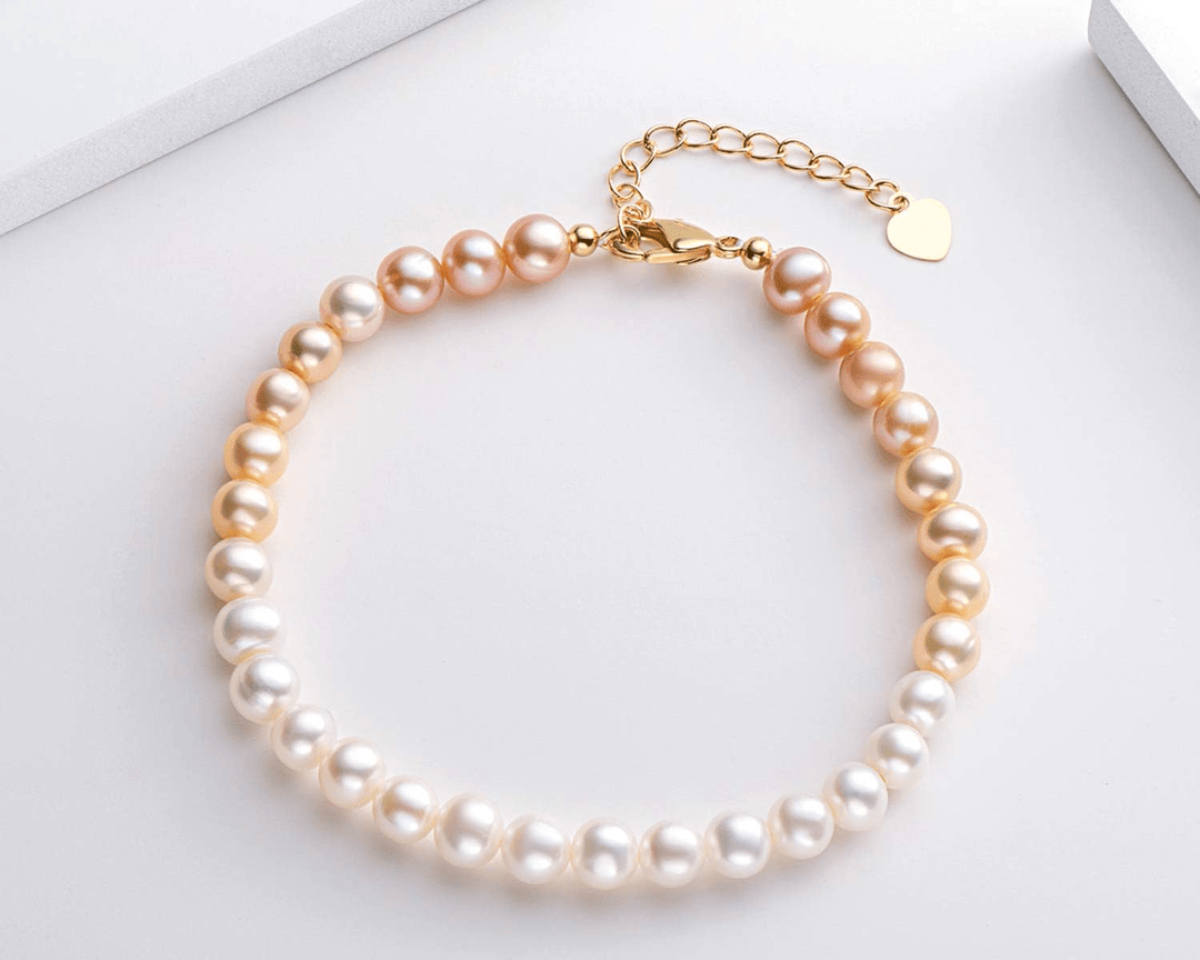 Elegant Pink Pearl Bracelet - The Pearls - Bracelet - Coastal Charm Creators