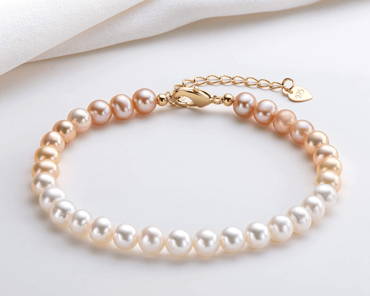 Elegant Pink Pearl Bracelet - The Pearls - Bracelet - Coastal Charm Creators