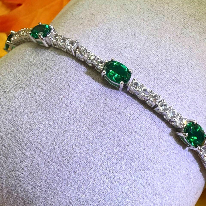 Emerald Radiance Bracelet - Crown & Opal - Bracelet - Coastal Charm Creators