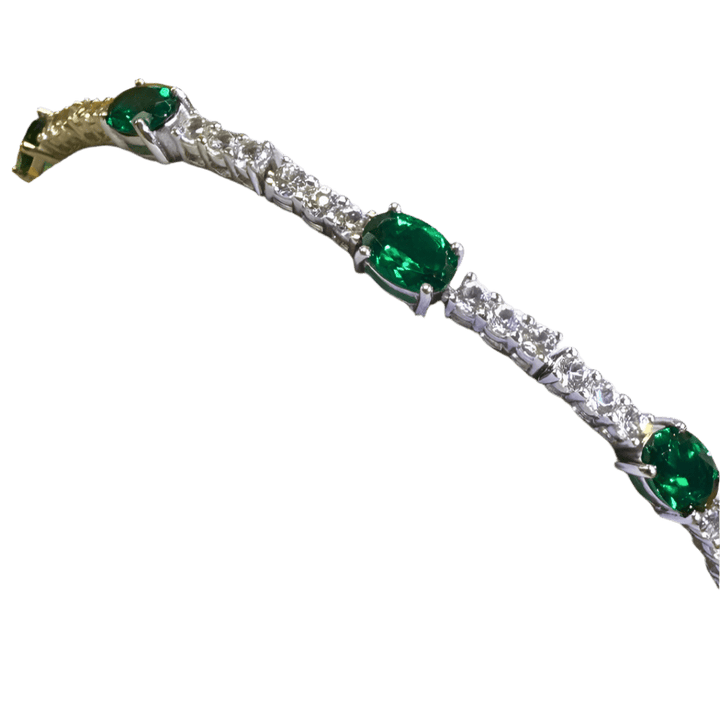 Emerald Radiance Bracelet - Crown & Opal - Bracelet - Coastal Charm Creators