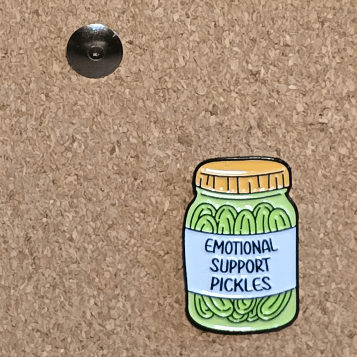 Emotional Support Pickles - Glitz & Gleam - Brooches - Coastal Charm Creators