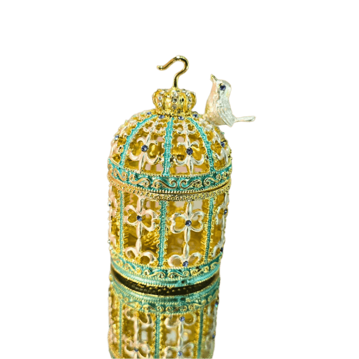 Enchanted Birdcage Jewelry Trinket Box - Lumina Luxe - Jewelry Box - Coastal Charm Creators