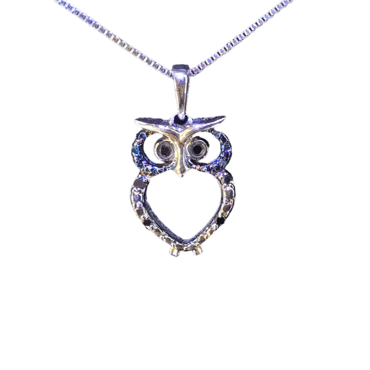 Enchanted Owl Pendant - Diamond Dew - Necklace - Coastal Charm Creators