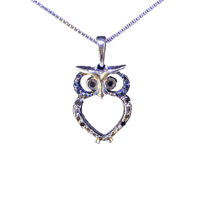 Enchanted Owl Pendant - Diamond Dew - Necklace - Coastal Charm Creators