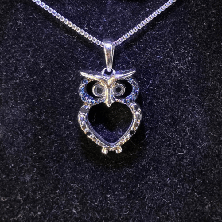 Enchanted Owl Pendant - Diamond Dew - Necklace - Coastal Charm Creators