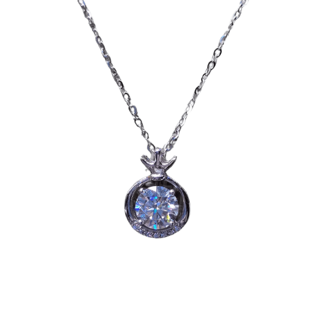 Eternal Spark: Queen of Diamonds Pendant Necklace - Diamond Dew - Necklace - Coastal Charm Creators