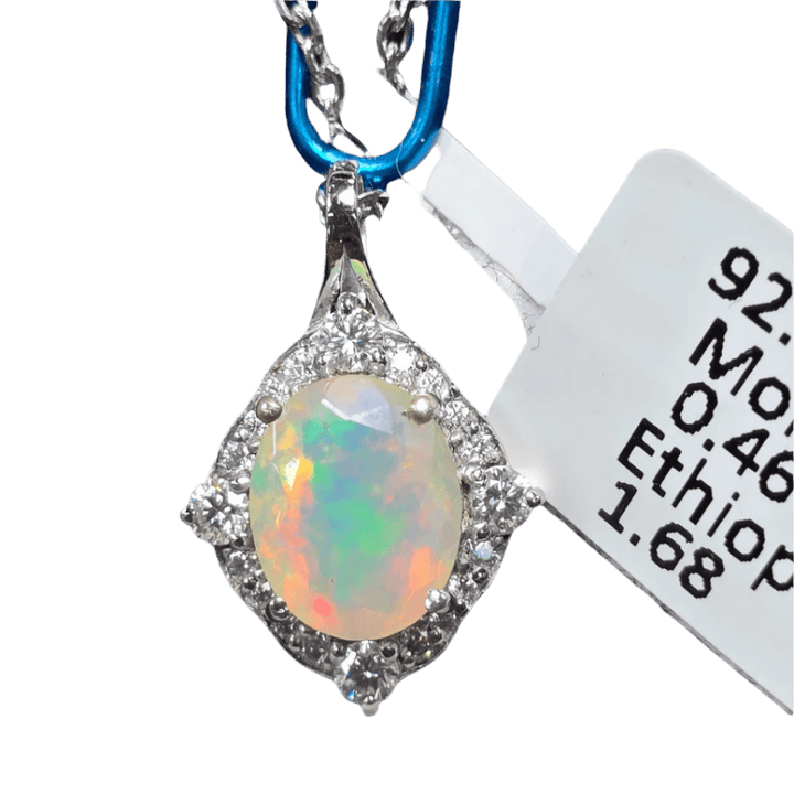 Ethereal Glow Pendant Necklace - Diamond Dew - Necklace - Coastal Charm Creators