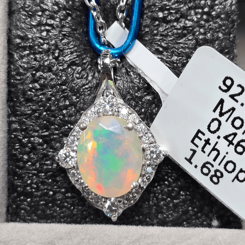 Ethereal Glow Pendant Necklace - Diamond Dew - Necklace - Coastal Charm Creators