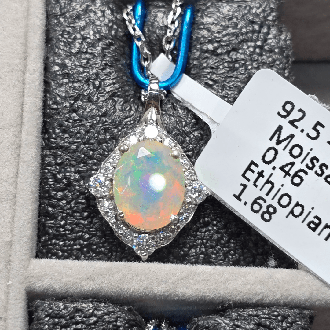 Ethereal Glow Pendant Necklace - Diamond Dew - Necklace - Coastal Charm Creators