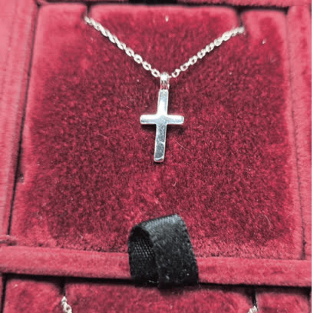 Faith & Grace: Timeless Silver Cross Necklace - Silver Signature - Necklace - Coastal Charm Creators