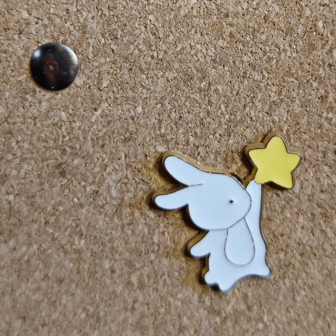 Flying Starbunny Pin - Glitz & Gleam - Brooches - Coastal Charm Creators