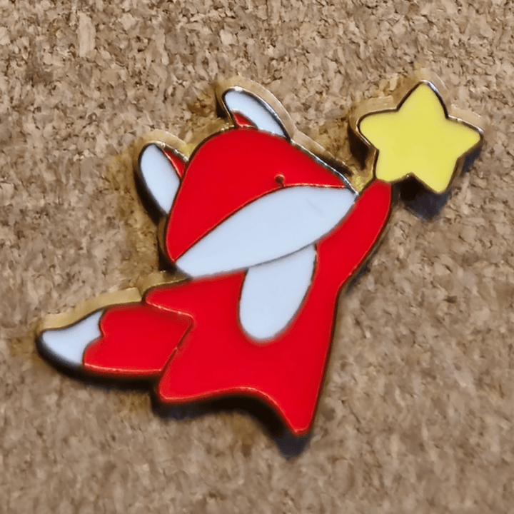 Flying Starfox Pin - Glitz & Gleam - Brooches - Coastal Charm Creators