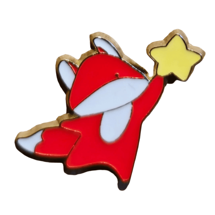 Flying Starfox Pin - Glitz & Gleam - Brooches - Coastal Charm Creators