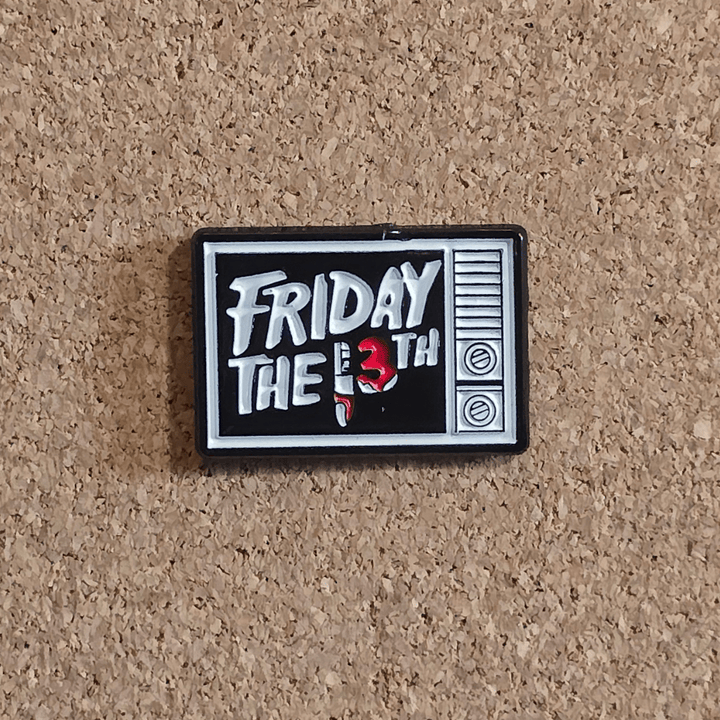 Friday the 13th TV Pin - Glitz & Gleam - Brooches - Coastal Charm Creators