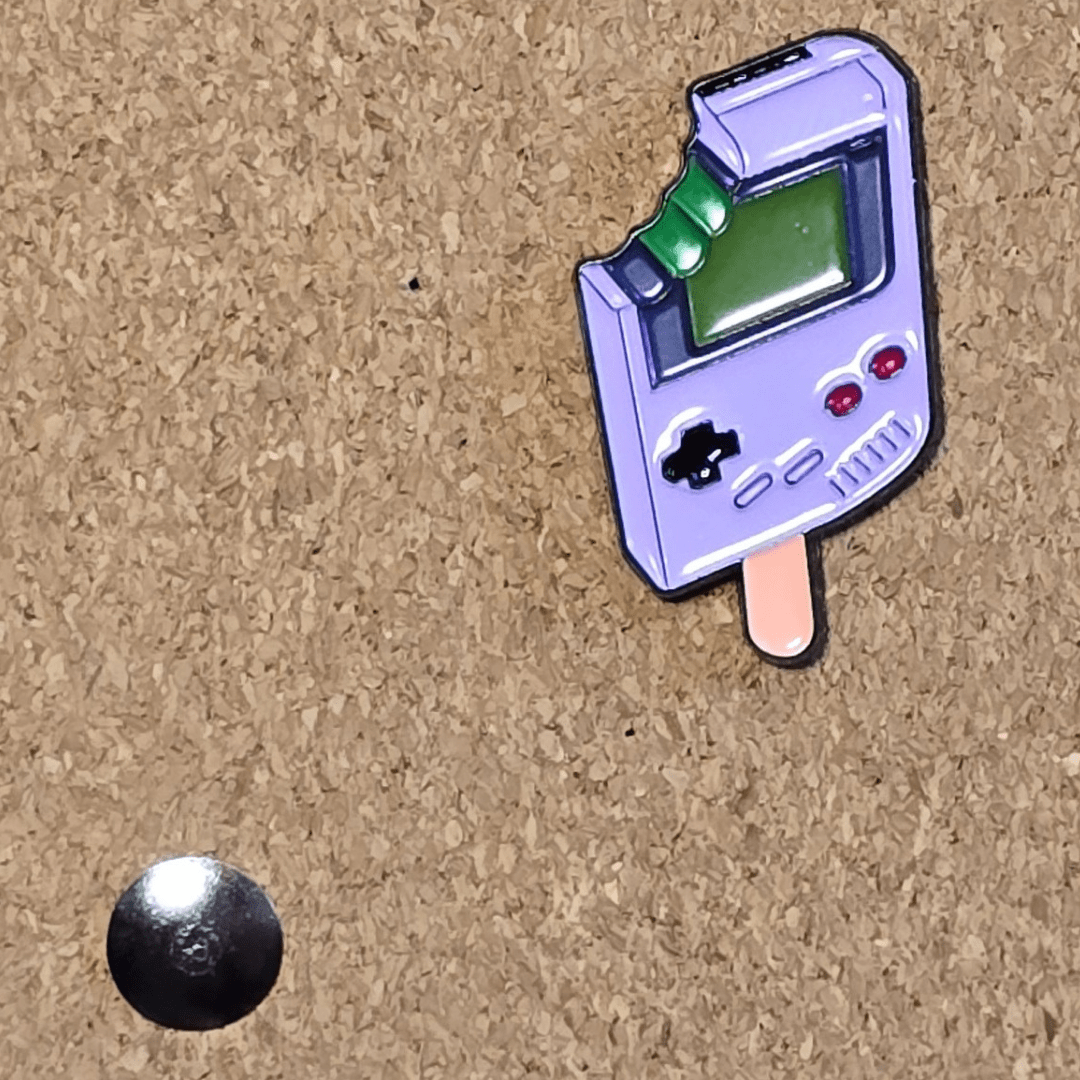 Gameboy Ice Cream Pin - Glitz & Gleam - Brooches - Coastal Charm Creators