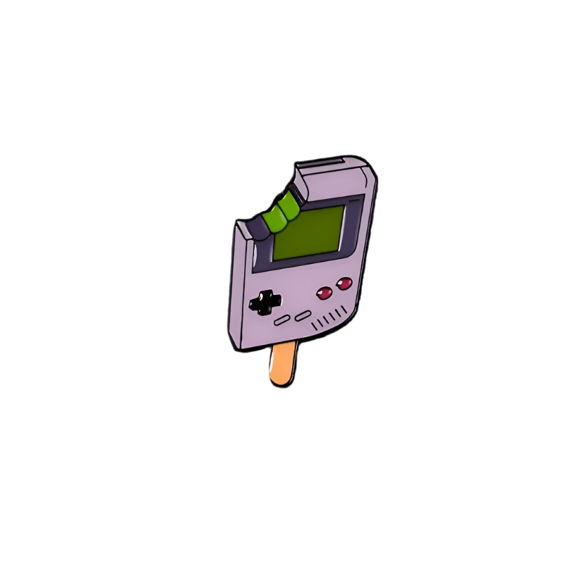 Gameboy Ice Cream Pin - Glitz & Gleam - Brooches - Coastal Charm Creators