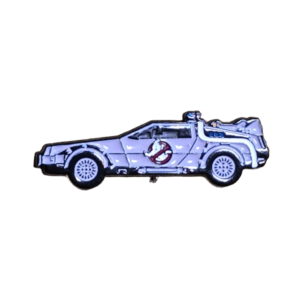 Ghostbusters DeLorean Pin - Glitz & Gleam - Brooches - Coastal Charm Creators