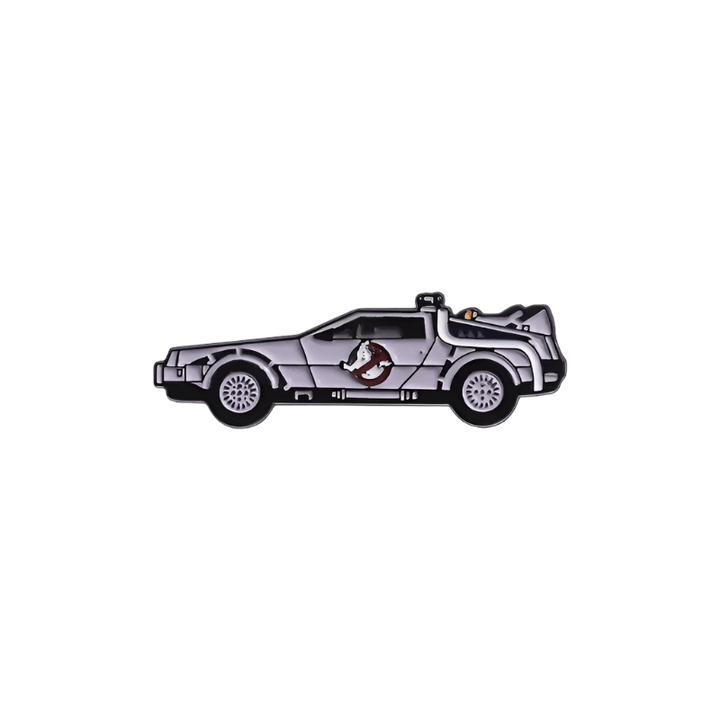 Ghostbusters DeLorean Pin - Glitz & Gleam - Brooches - Coastal Charm Creators