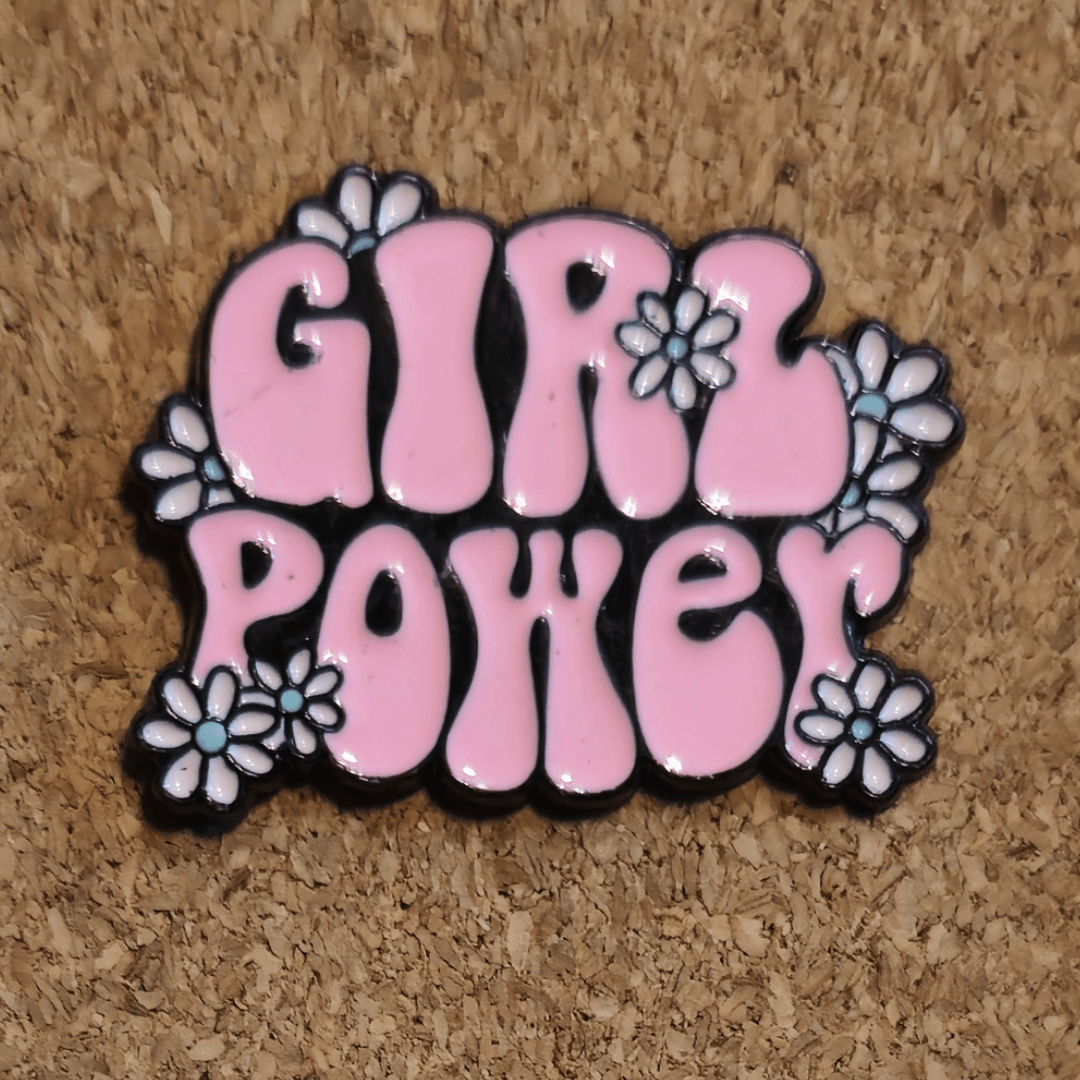 Girl Power Pin - Glitz & Gleam - Brooches - Coastal Charm Creators