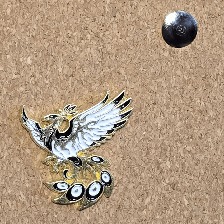 Goldstar Celestial Phoenix Pin - Glitz & Gleam - Brooches - Coastal Charm Creators