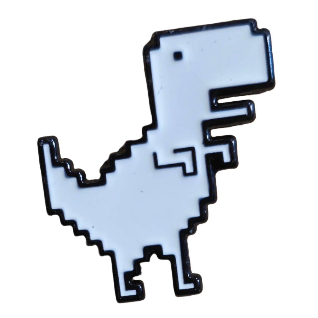 Google Dino Pin - Glitz & Gleam - Brooches - Coastal Charm Creators