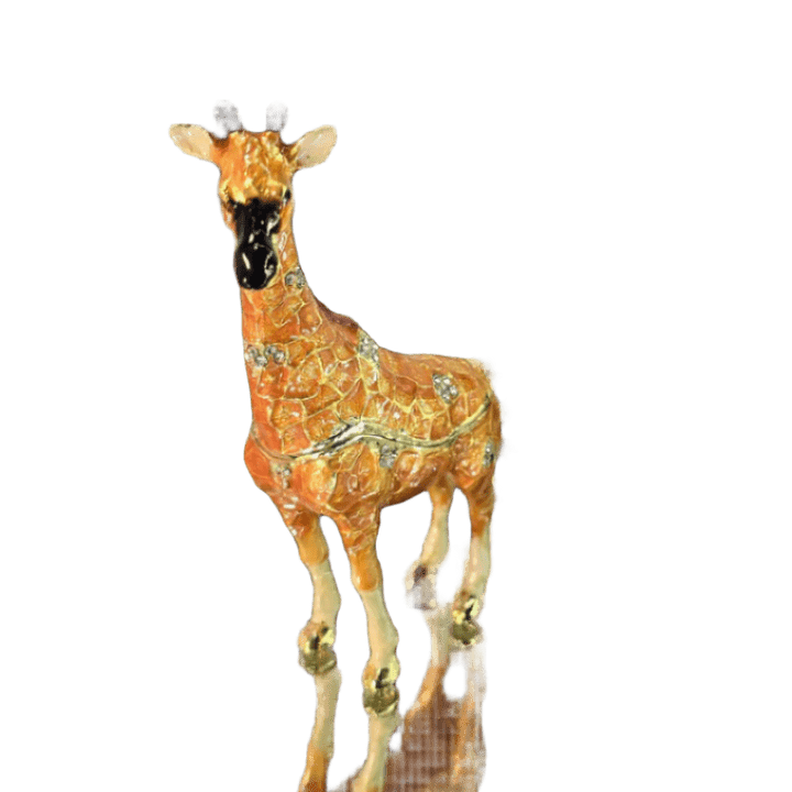 Gorgeous Gamboge Giraffe Trinket Box - Lumina Luxe - Jewelry Box - Coastal Charm Creators