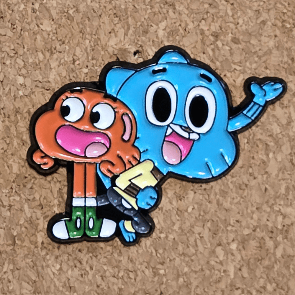 Gumball and Darwin! Pin - Glitz & Gleam - Brooches - Coastal Charm Creators