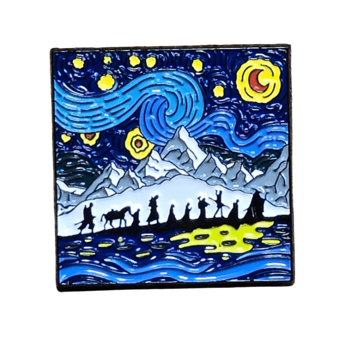 Impressionist LOTR Painting Pin - Glitz & Gleam - Brooches - Coastal Charm Creators