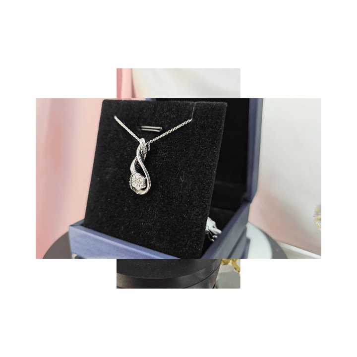 Infinite Grace Diamond Pendant Necklace - Diamond Dew - Necklace - Coastal Charm Creators