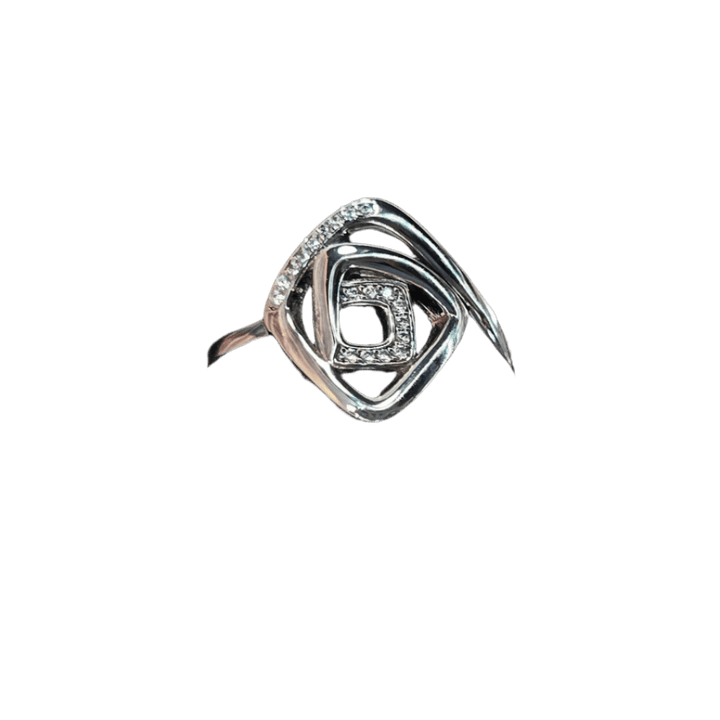 Infinite Spark Deco Ring - Silver Signature - Ring - Coastal Charm Creators