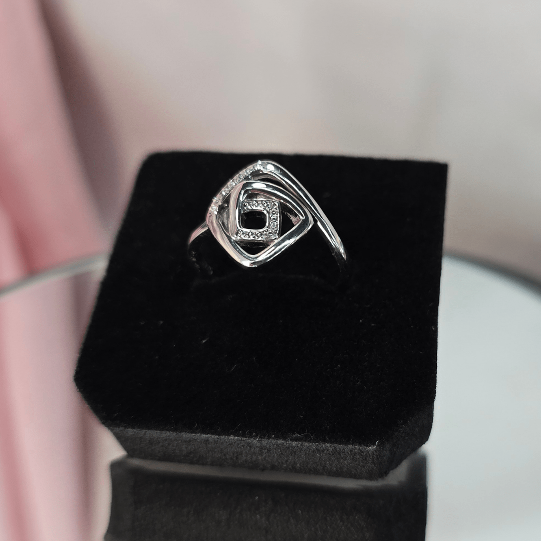 Infinite Spark Deco Ring - Silver Signature - Ring - Coastal Charm Creators