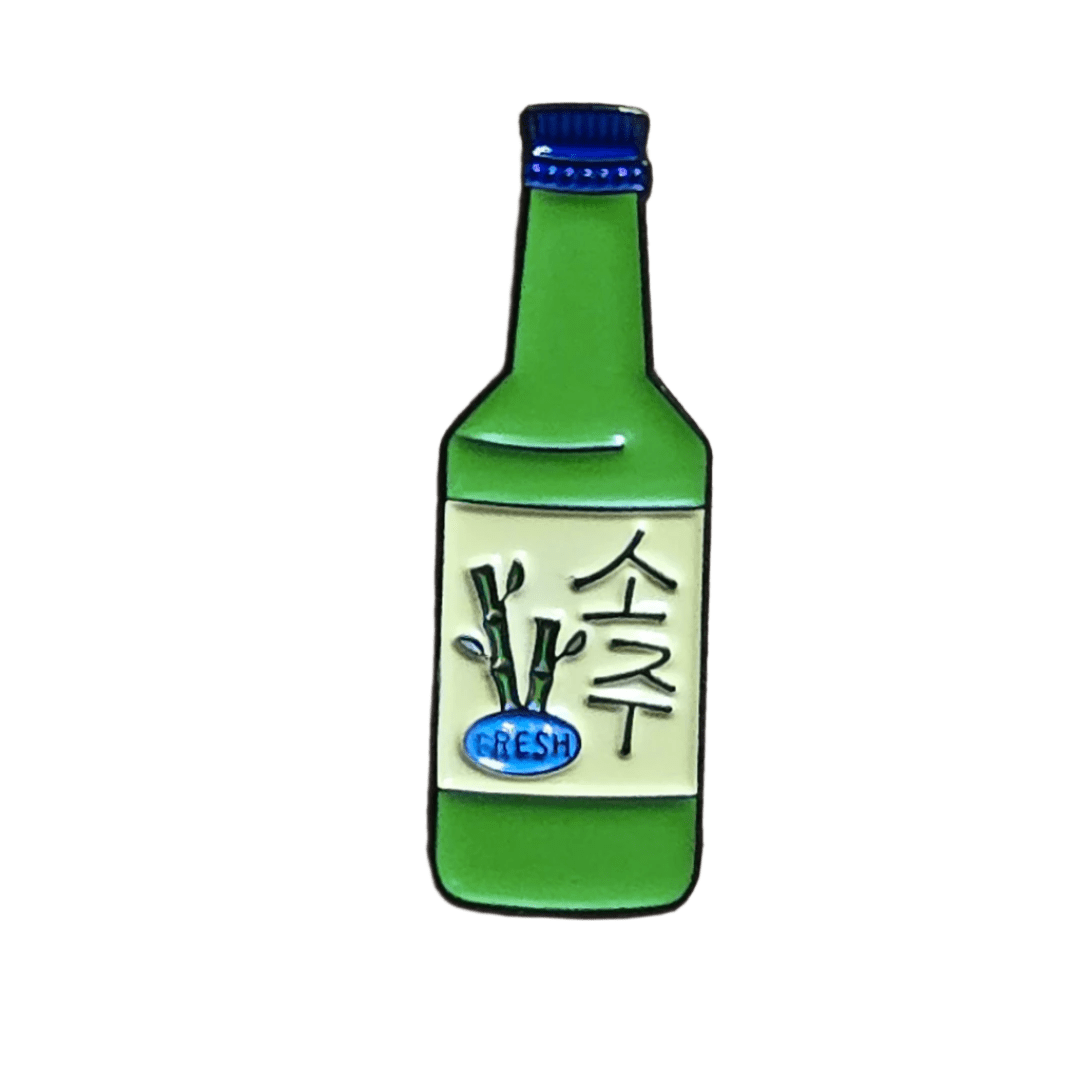 Korean Soju Bottle Pin - Glitz & Gleam - Brooches - Coastal Charm Creators