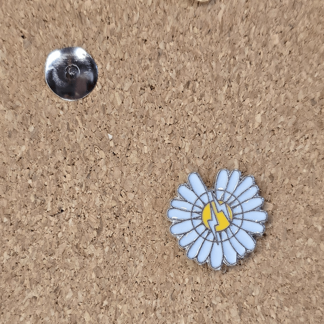 Lectric Daisy Pin - Glitz & Gleam - Brooches - Coastal Charm Creators