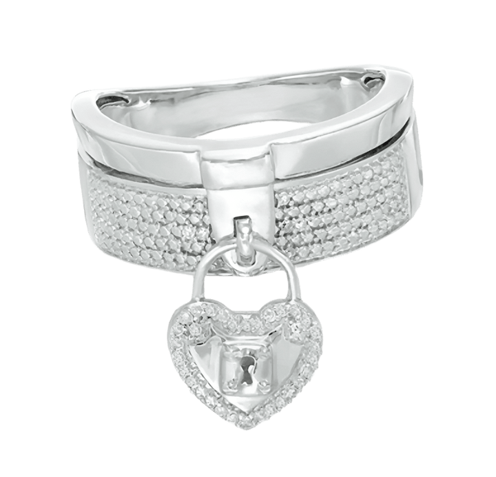 Locked in Love Ring - Diamond Dew - Ring - Coastal Charm Creators