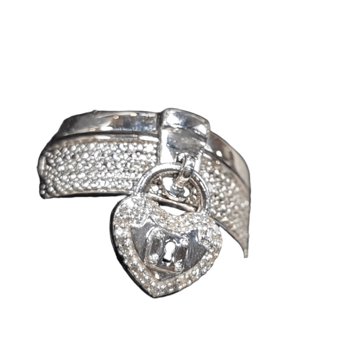 Locked in Love Ring - Diamond Dew - Ring - Coastal Charm Creators