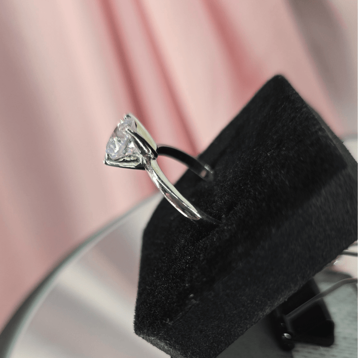 Lumina Claw Solitaire Ring - Silver Signature - Ring - Coastal Charm Creators