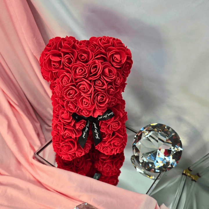 Luxury Red Rose Bear Gift - Lumina Luxe - Gift Item - Coastal Charm Creators