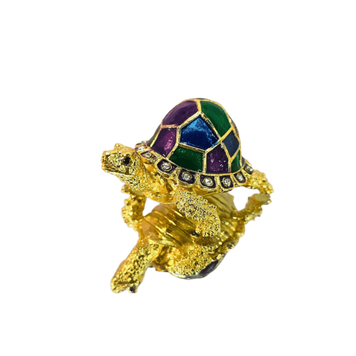 Majestic Tortoise Trinket Box - Lumina Luxe - Jewelry Box - Coastal Charm Creators