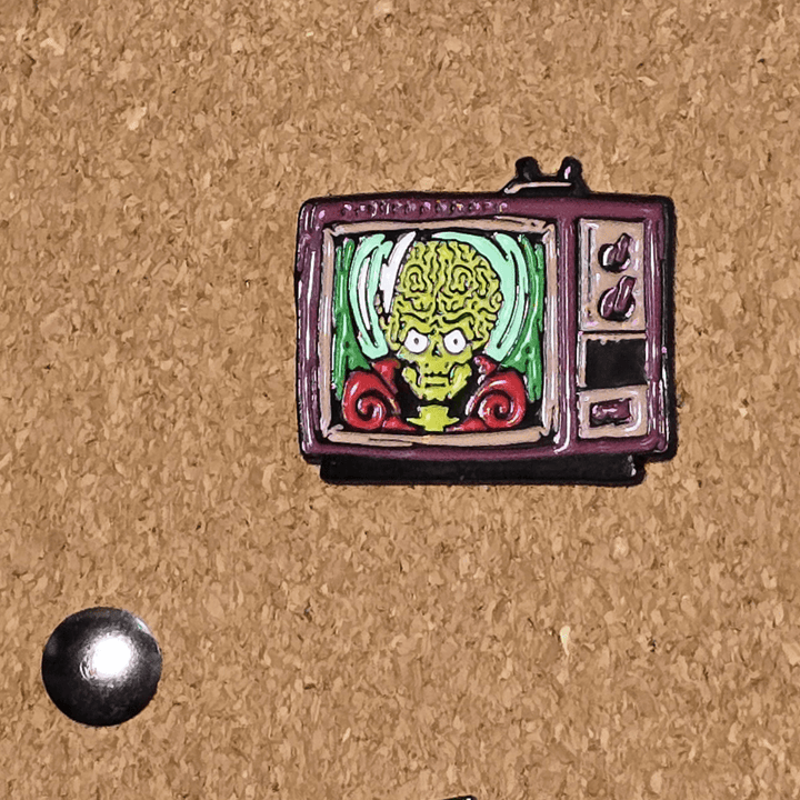 MARS ATTACKS! TV Pin - Glitz & Gleam - Brooches - Coastal Charm Creators