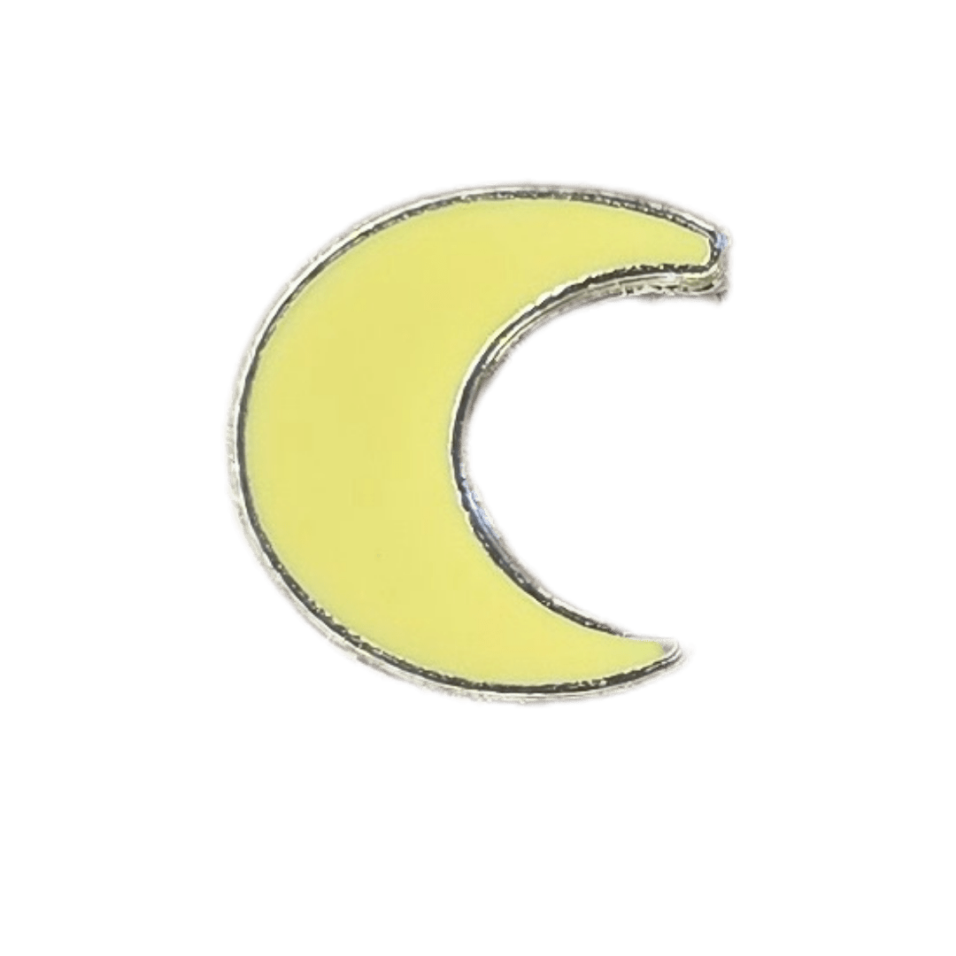 Micro Moon Pin - Glitz & Gleam - Brooches - Coastal Charm Creators