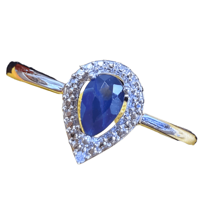 Midnight Teardrop - Crown & Opal - Ring - Coastal Charm Creators