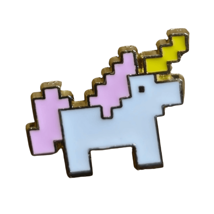 MineCraft Unicorn Pin - Glitz & Gleam - Brooches - Coastal Charm Creators