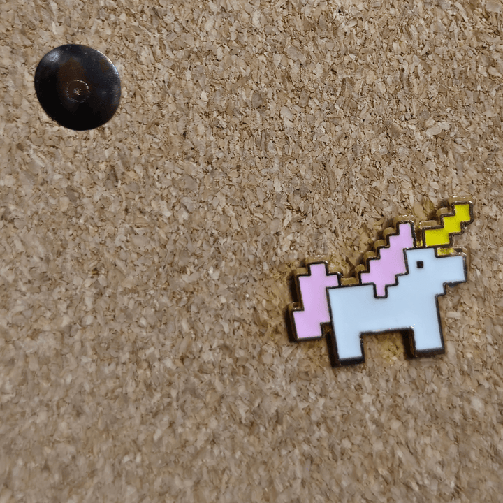 MineCraft Unicorn Pin - Glitz & Gleam - Brooches - Coastal Charm Creators