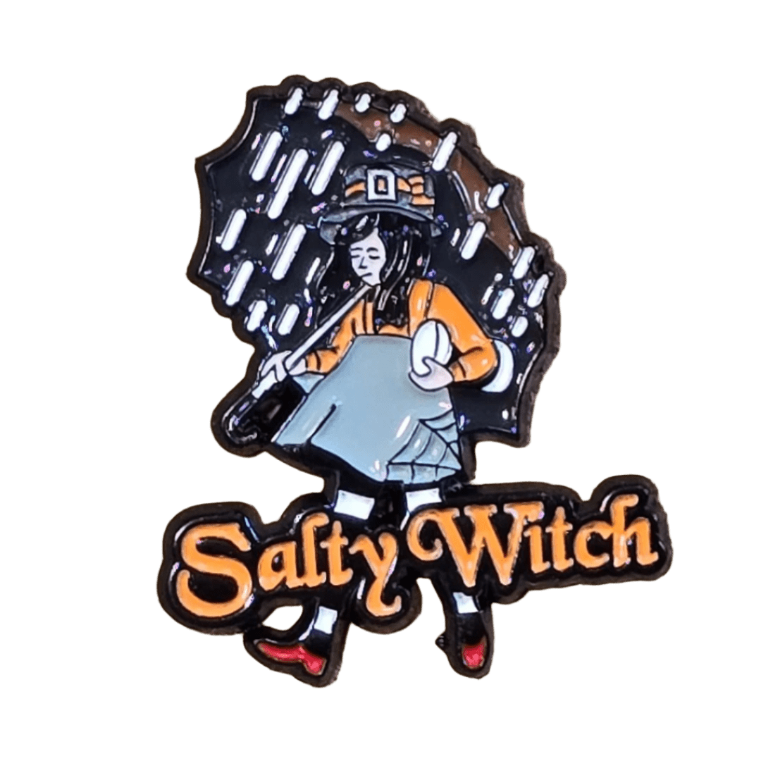 Morton's Salty Witch Pin - Glitz & Gleam - Brooches - Coastal Charm Creators